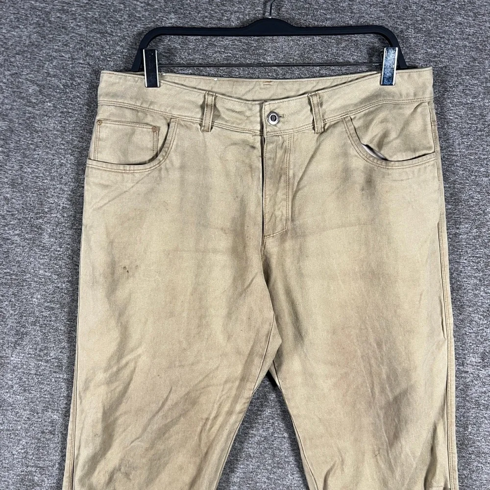 Patagonia Men's 34x33 Hemp Overstone Pants Casual‎ Trousers Heavily Stained